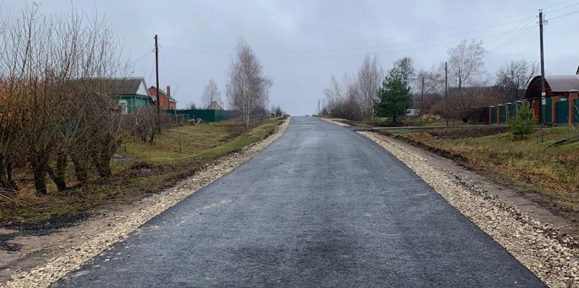 В Мордовии отремонтировали участок дороги в 600 метров в селе Перхляй